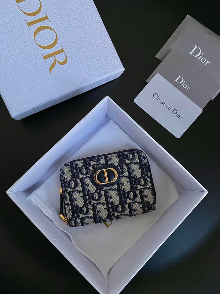 Dior Saddle Zipper Card Holder