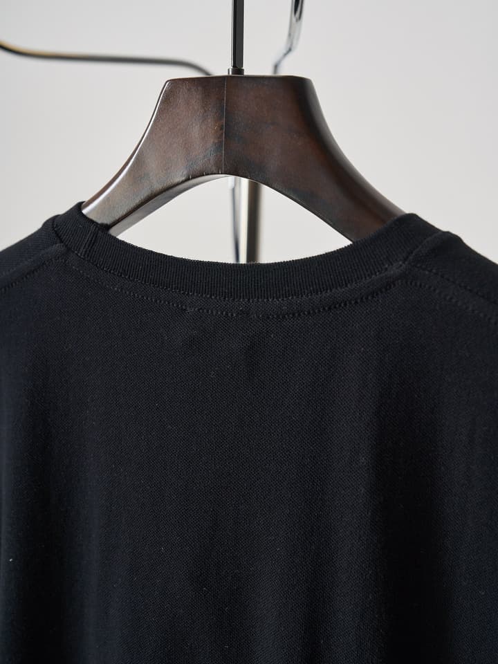 Saint Laurent YSL Embroidered Crewneck T-Shirt in Black