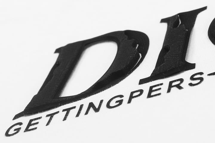 Dior x Stone Island Destroyed Logo T-Shirt – 2025 in White
