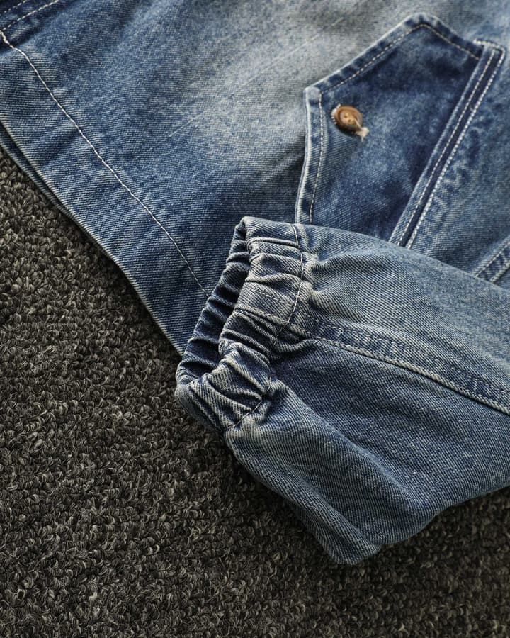 Ralph Lauren Washed Denim Jacket – 2025 Fall Collection in Classic Blue Denim