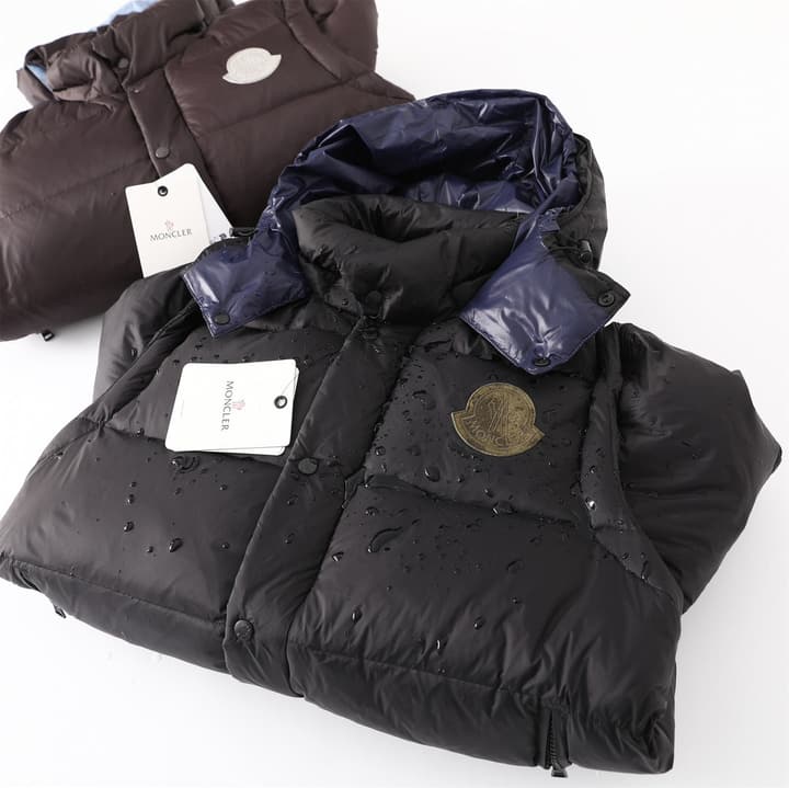 Moncler Cyclone Detachable Down Jacket – 2024FW in Black/Blue