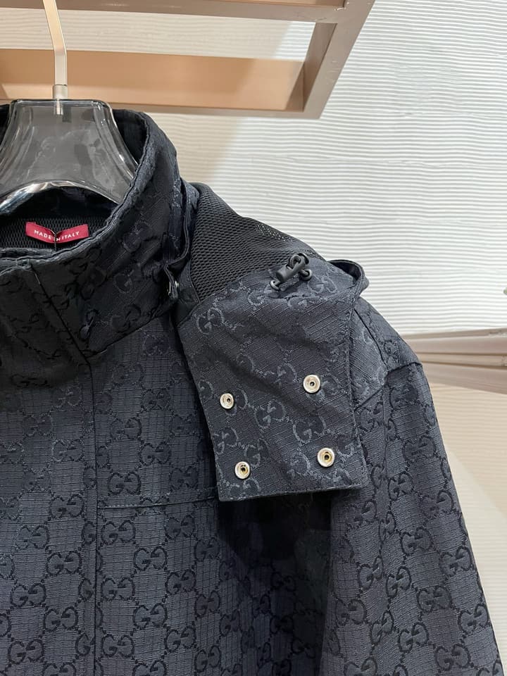 Gucci Detachable GG Canvas Trench Coat – 25FW