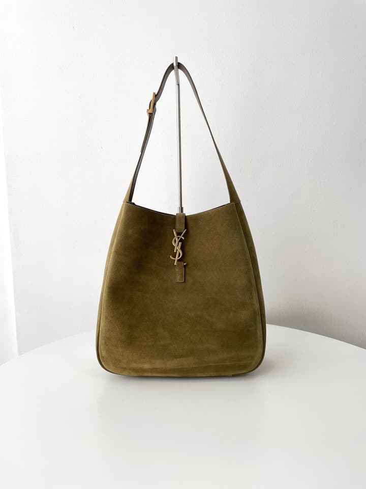 Saint Laurent 5A7 Large Suede Hobo Bag – Autumn/Winter Collection