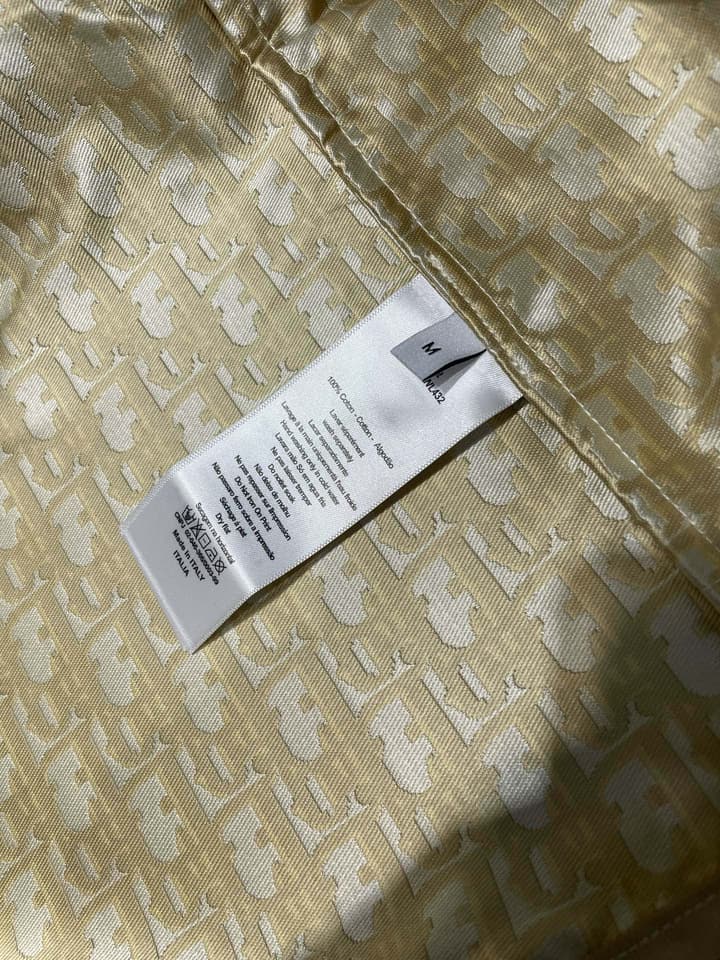 Dior Gold Oblique Jacquard Hooded Jacket – 25SS