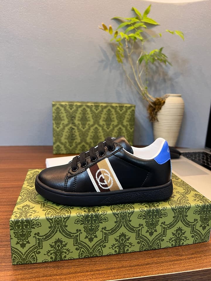 Gucci Kids Sheepskin-Lined Sneakers – Kids Collection