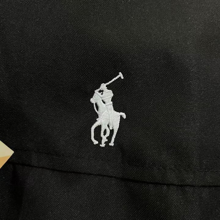 Ralph Lauren Retro Workwear Embroidered Jacket in Black