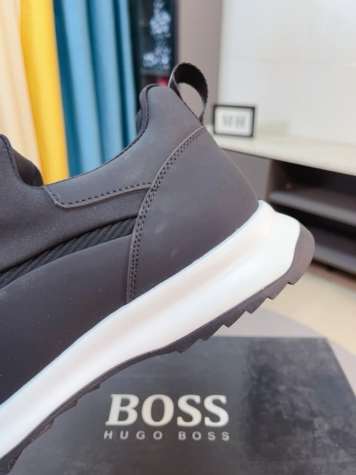 Boss Classic Suede and Waterproof Casual Sneakers