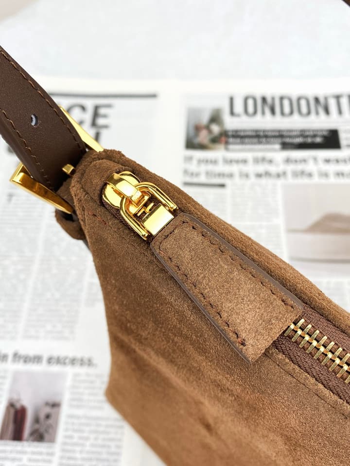 Prada Suede Shoulder Bag
