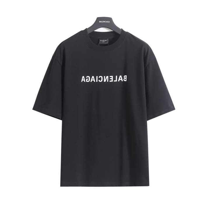 Balenciaga Mirror Logo T-Shirt – 26SS in Black