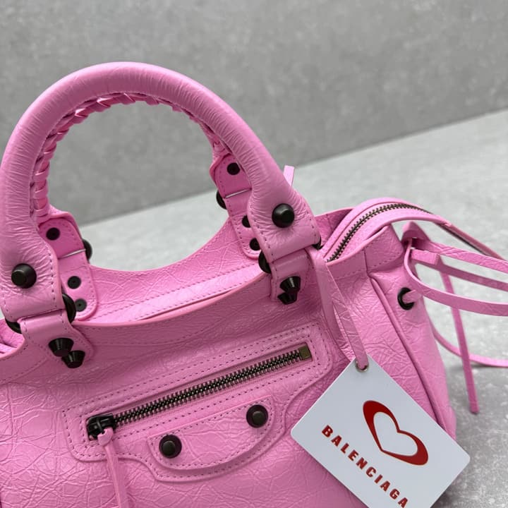 Balenciaga Le City Bowling Bag – Qixi Limited Edition in Black Oil Wax Leather