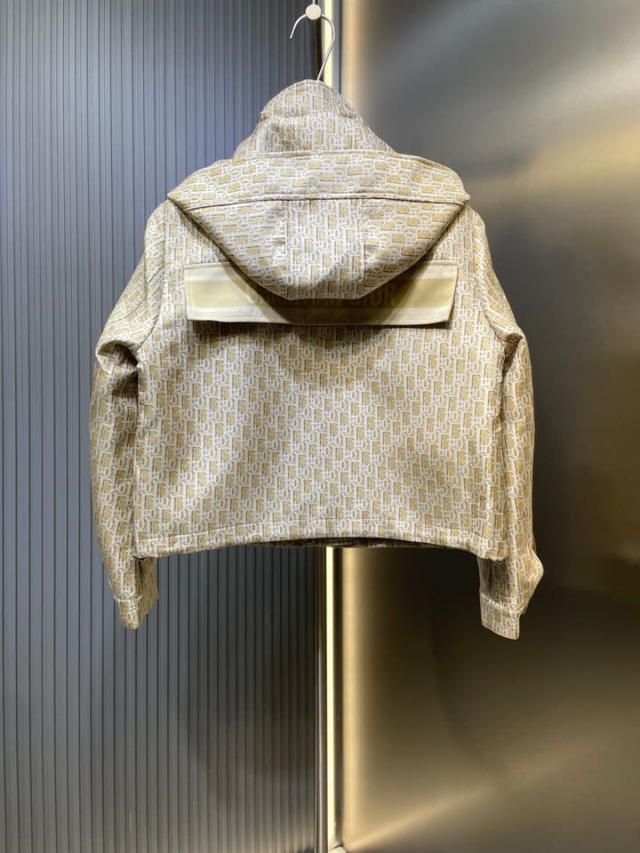Dior Monogram Jacquard Hooded Jacket – 25FW in Dior Oblique Pattern