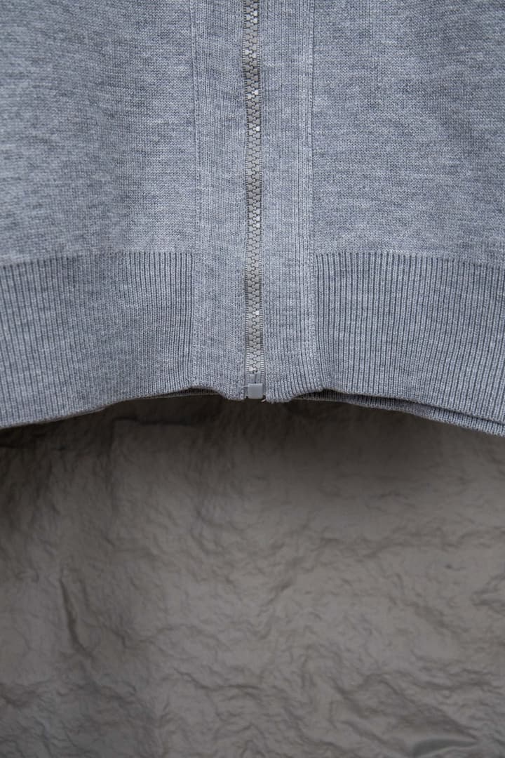 Dior Monogram Jacquard Zip Cardigan – 24SS in Light Grey Monogram