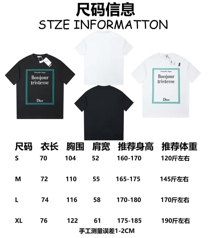 Dior Logo Embroidered Short-Sleeve T-Shirt – 26SS Early Spring Collection in Black
