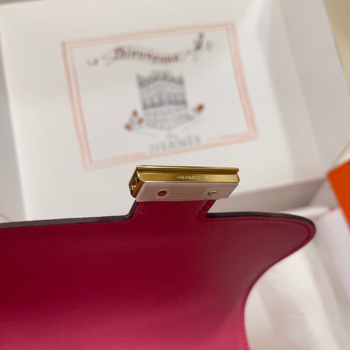 Hermès Constance Bag in Pink With Gold Hardware
