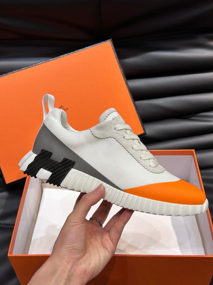 Hermès Bouncing Sneakers in Charcoal