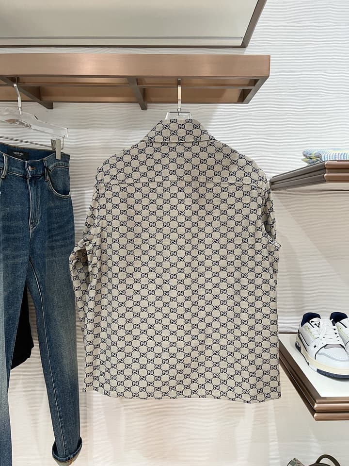 Gucci Double G Jacquard Multi-Pocket Lapel Jacket – 24FW
