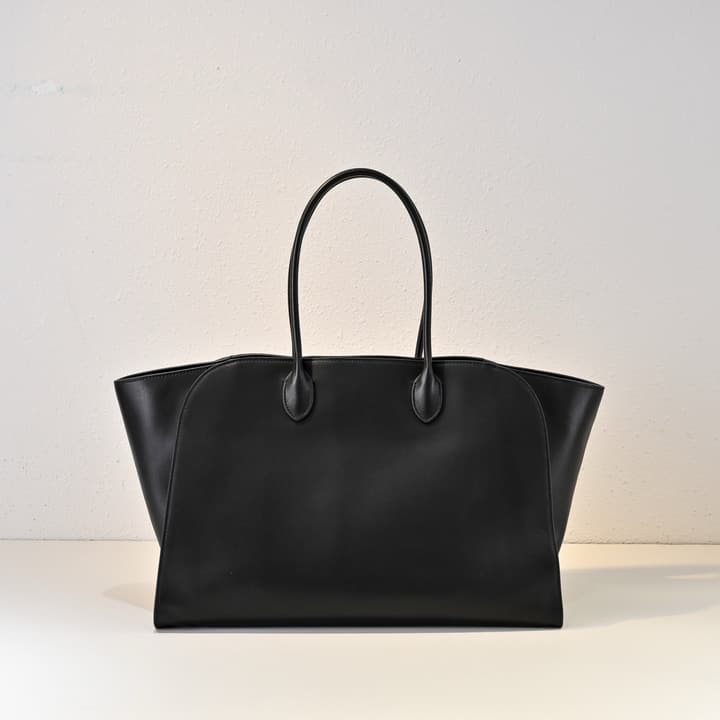 The Row Marlo Tote – 2025 Collection in Classic Black