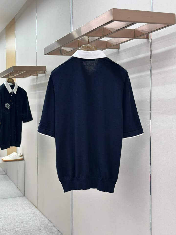 Louis Vuitton Knit Polo Shirt in Classic White