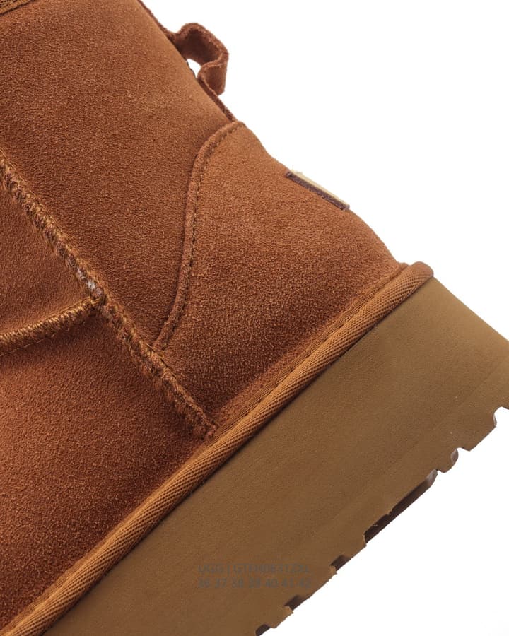 UGG Flat High-Top Wool Snow Boots