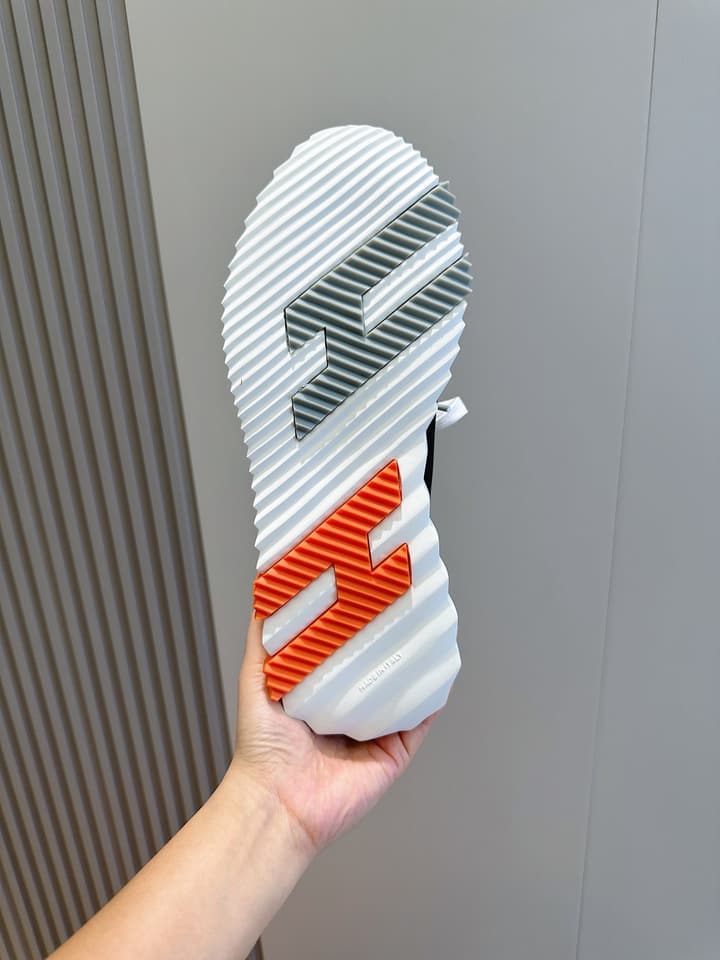 Hermès Bouncing Sneakers in Black And White Color Block