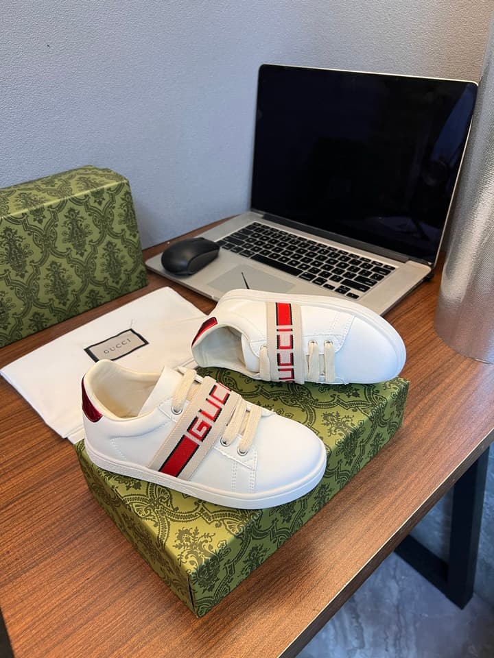 Gucci Kids Sheepskin-Lined Sneakers – Kids Collection