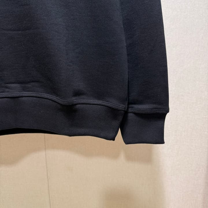 Burberry Patch Equestrian Knight Pullover Sweatshirt – 24FW in Classic Black
