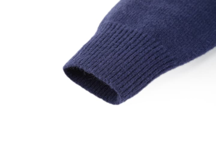 Celine Triomphe Embroidered Knit Sweater in Black