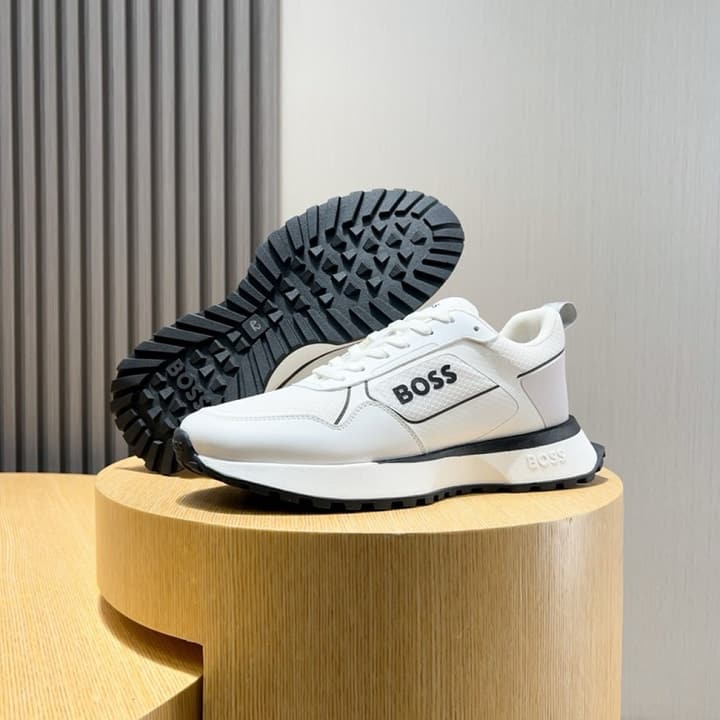 Boss Men's Luxury Sport Sneakers in Black