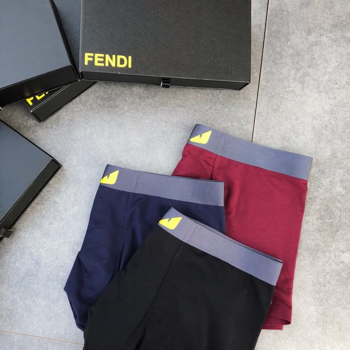 Fendi Seamless Modal Boxer Briefs 3-Pack