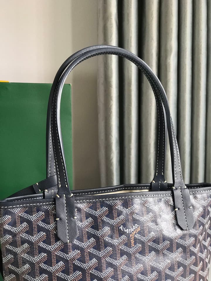 Goyard Mini Shopping Bag in Charcoal Monogram