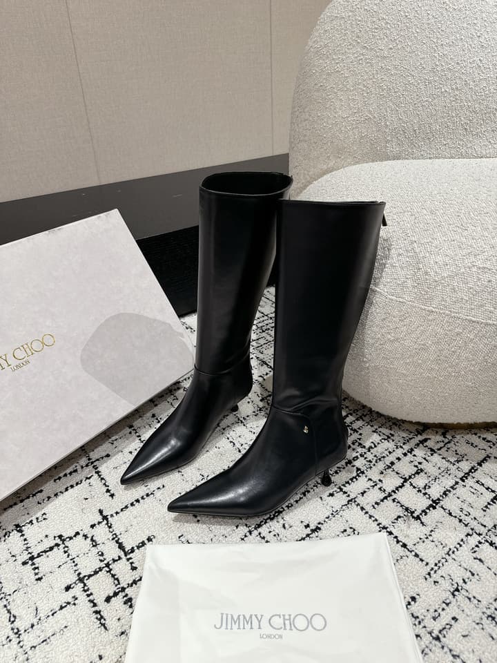 Jimmy Choo Classic Teardrop Heel Ankle Boots