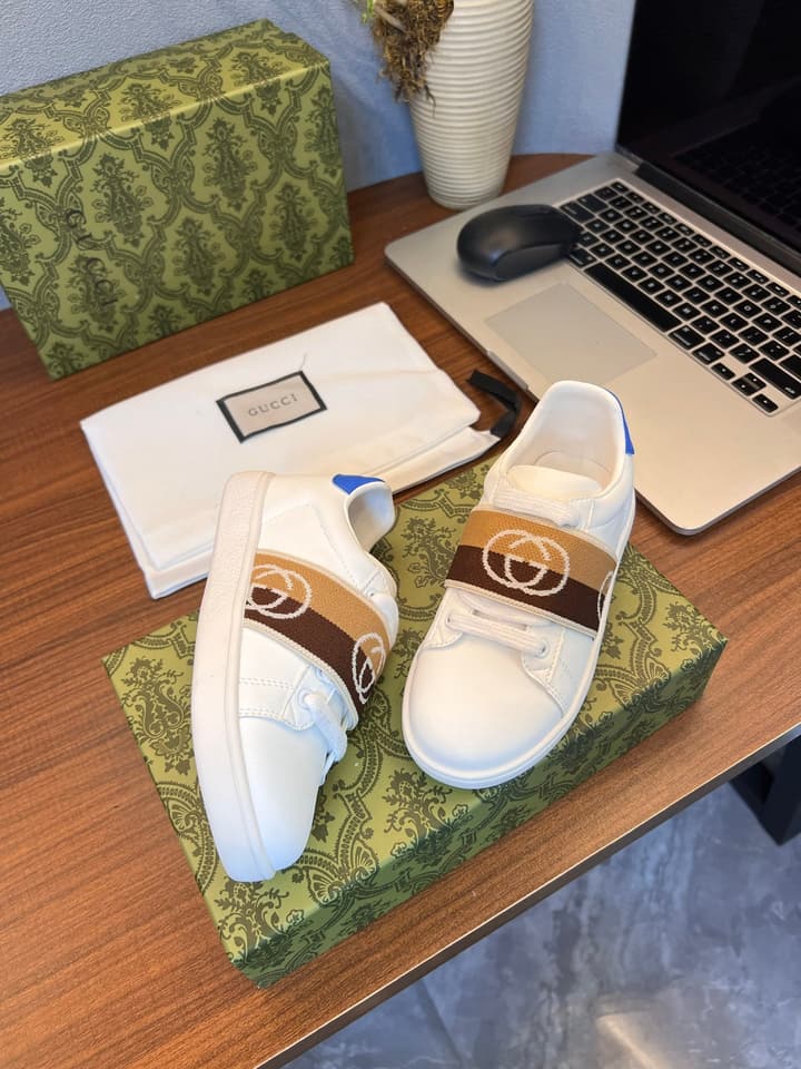 Gucci Kids Sheepskin-Lined Sneakers – Kids Collection