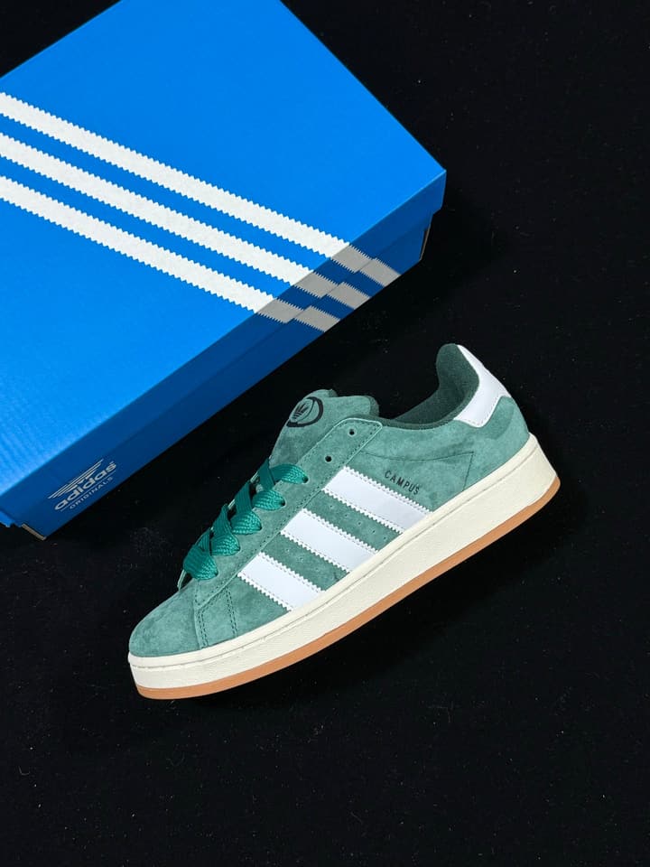 Adidas Originals Campus 00s Low-Top Sneakers in Black & White