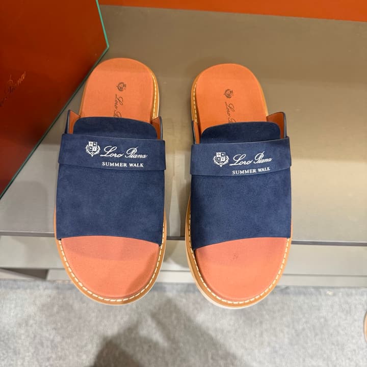 Loro Piana Summer Walk Crisscross Mules