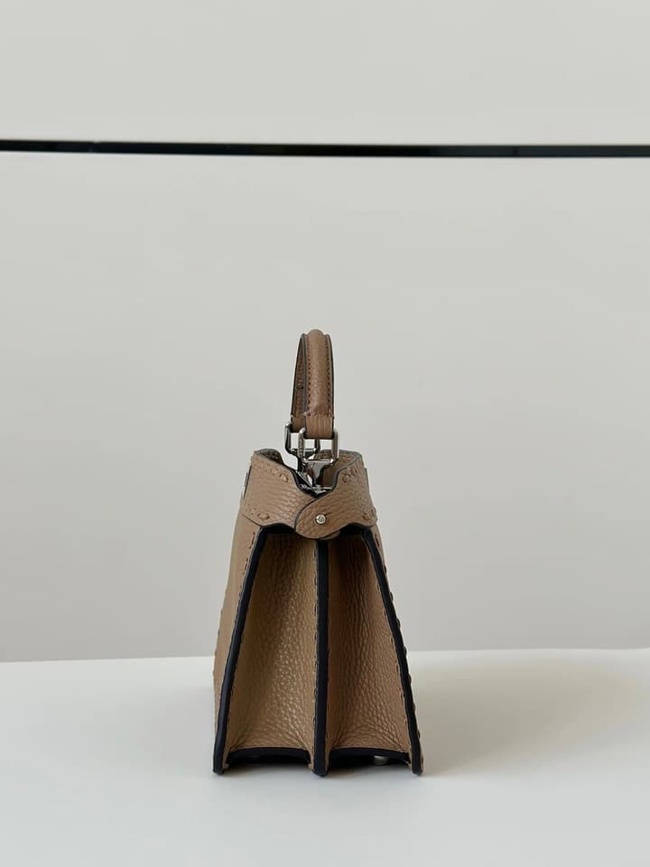 Fendi Peekaboo I See You Petite Satchel in Classic Black