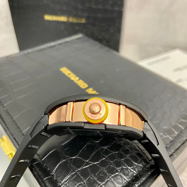 Richard Mille RM 88 Automatic Tourbillon Smiley Watch in Matte Black