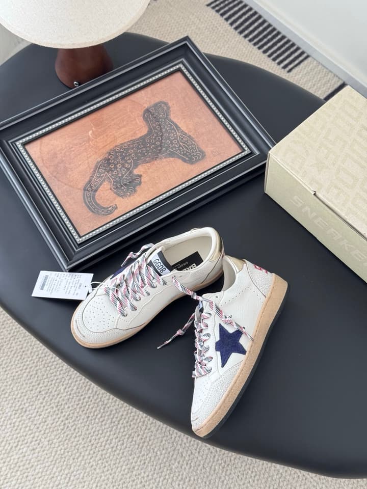 Golden Goose Distressed Graffiti Sneakers