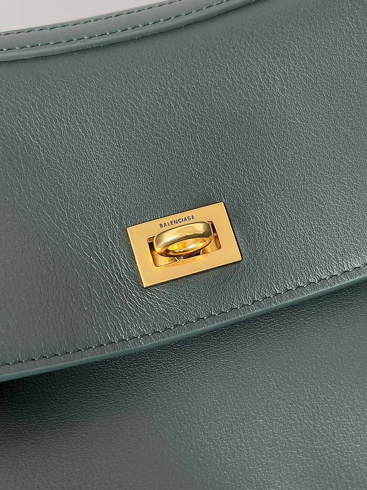 Balenciaga Rodeo Medium Shoulder Bag – 2024 Collection in Dark Green