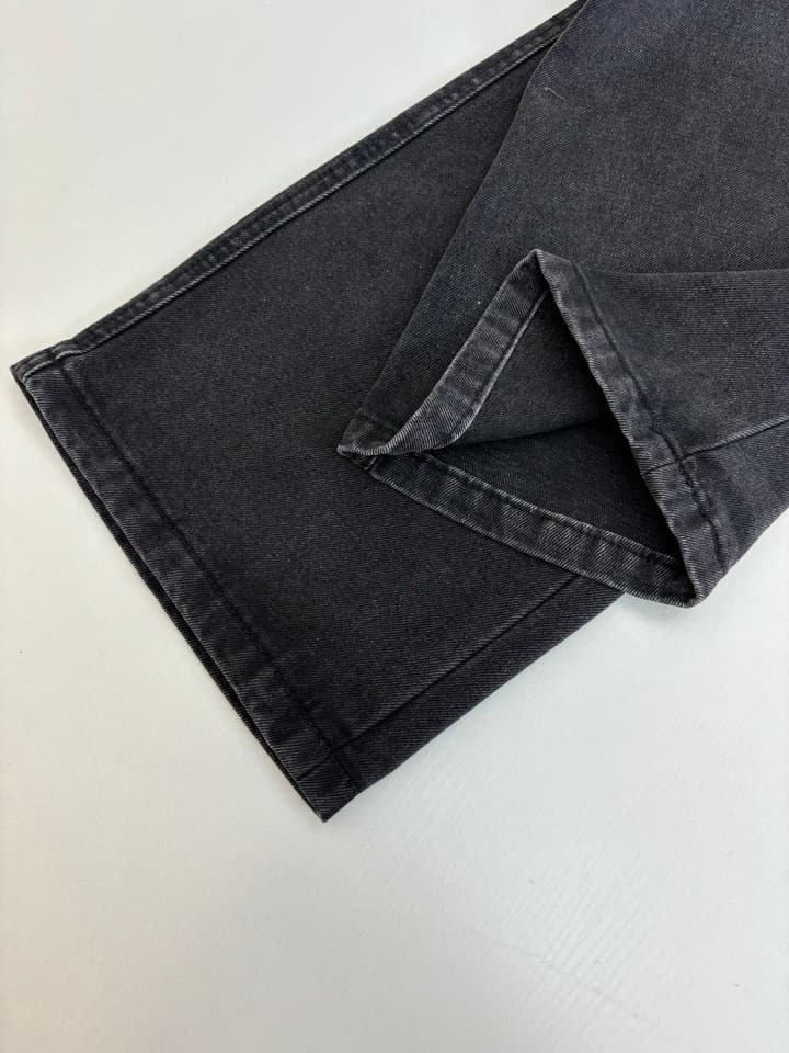Loewe Anagram Denim Embroidered Trousers – 24FW in Washed Black