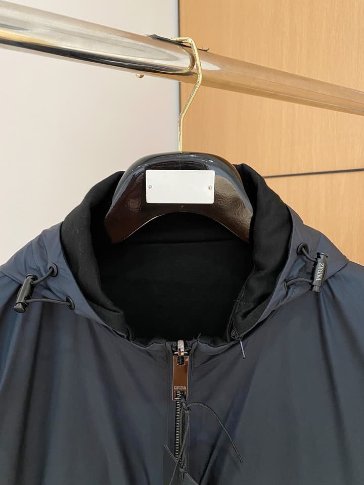 Zegna 2025 Men's Casual Jacket – 2025 Collection in Charcoal Gray