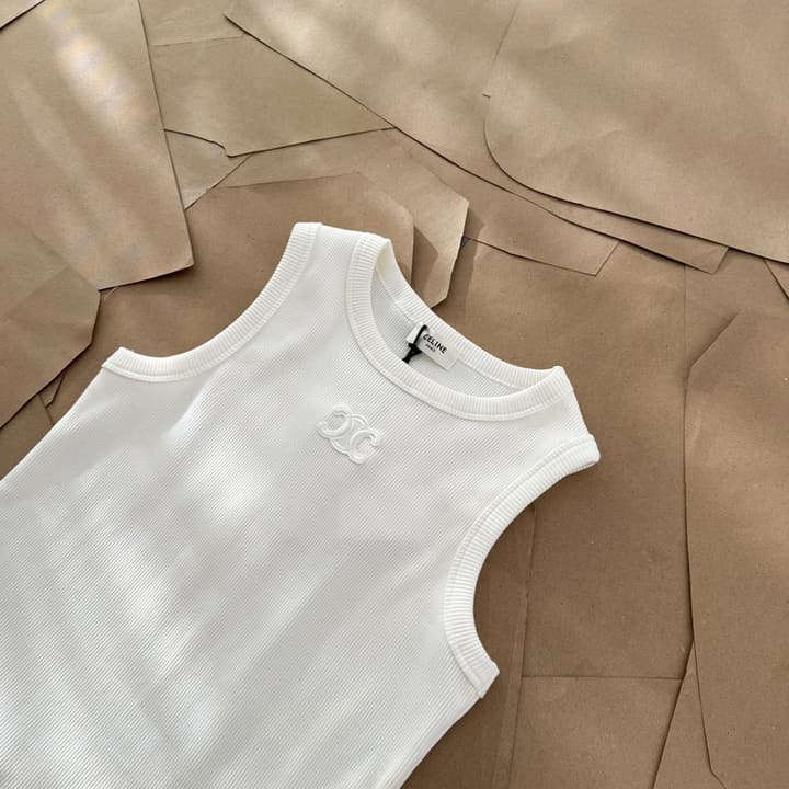 Celine Embroidered Crewneck Vest – 25SS