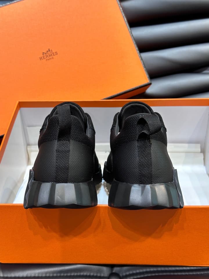Hermès Bouncing Sneakers in Charcoal