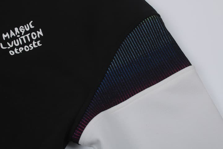 Louis Vuitton Cotton Knit Bomber Jacket – 25SS in Black And White Varsity Jacket