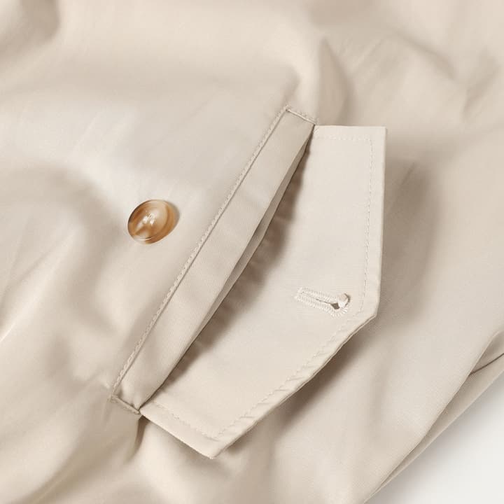 Miu Miu Logo Check Stand Collar Jacket – 25SS in Light Beige