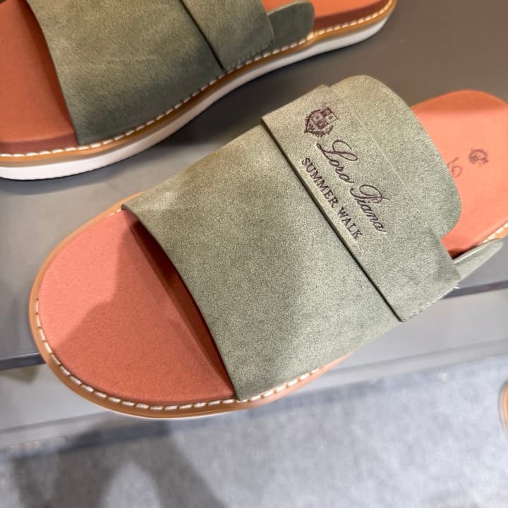 Loro Piana Summer Walk Crisscross Mules