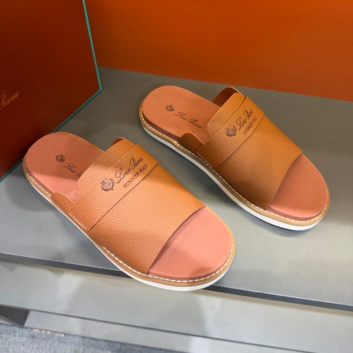 Loro Piana Summer Walk Crisscross Mules
