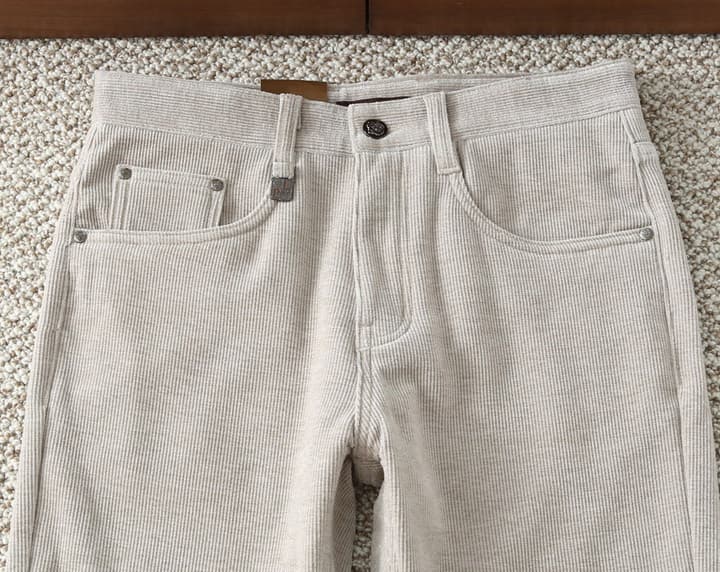 Loro Piana Corduroy Business Casual Trousers – Autumn/Winter in Coffee Brown