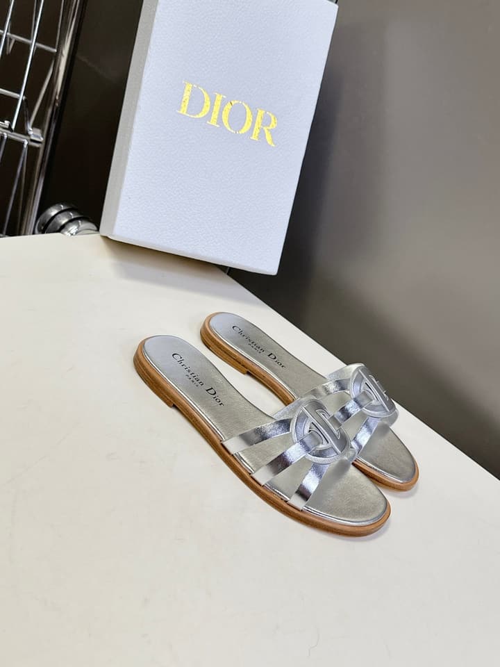 Dior CD Slides – 25SS in Black