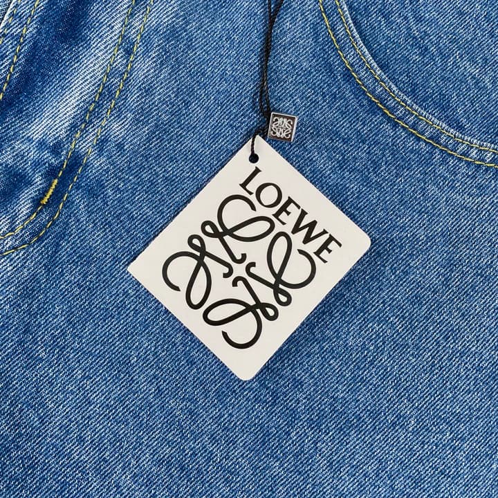 Loewe Anagram Laser-Cut Denim Jeans – 25SS