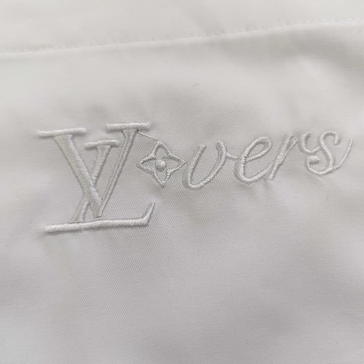 Louis Vuitton Classic Pocket Embroidered Long Sleeve Shirt – 2025 Collection in Classic Black